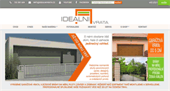 Desktop Screenshot of idealnivrata.cz